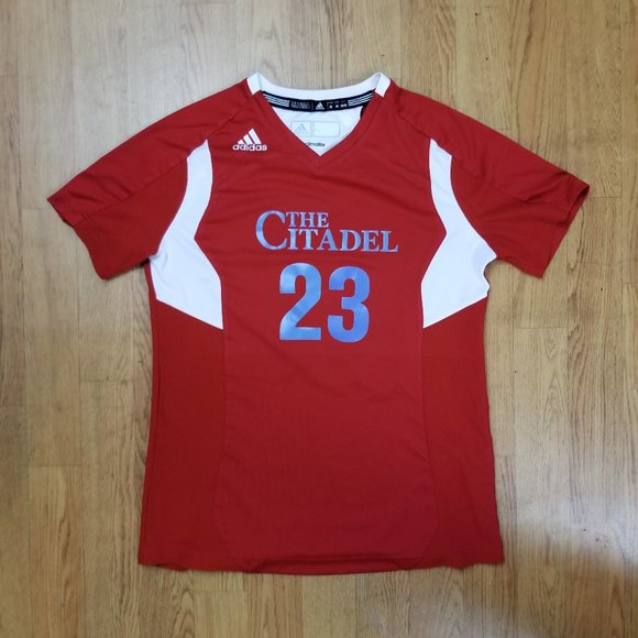 Authentic Citadel Bulldogs Soccer Jersey Adidas - Picture 1 of 6
